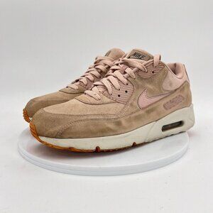 Nike Air Max 90 Ultra 2.0 Women Size 11 924447-201 Particle Beige Suede Shoes